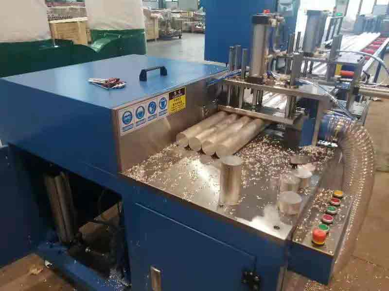 鋁材自動切割機450-客戶現場1-切割實心材料-4 鋁材自動切割機450-客戶現場1-切割實心材料-4