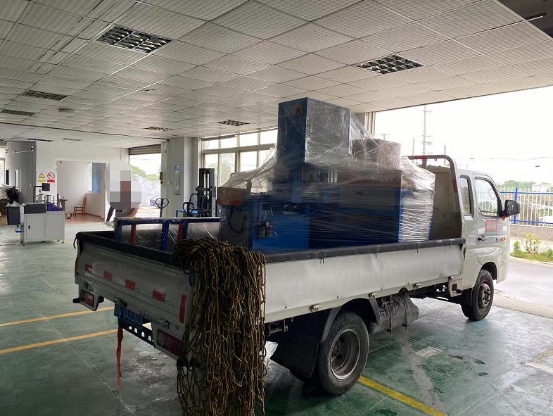 【寧波】高精密全自動(dòng)切鋁機(jī)SDY-Q450，客戶用來切割散熱器，出庫走起！！